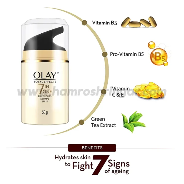 Olay Total Effects Normal UV Day Cream - Benefits