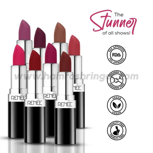 Renee Stunner Matte Lipstick (Dare You) – The Stunner