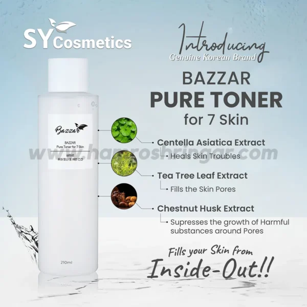 SY Pure Toner for 7 Skins - Details